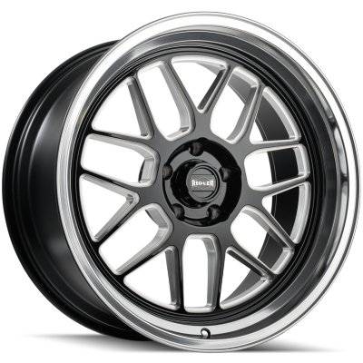 Ridler 611 Gloss Black Milled