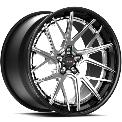 Savini SV-F F6 L Brushed with Black Lip