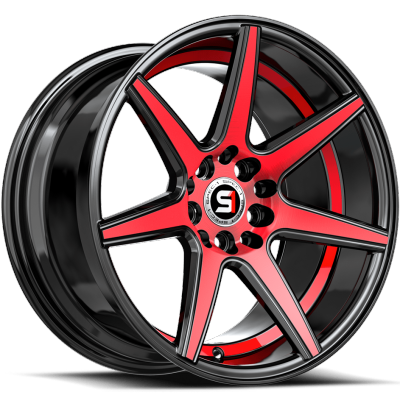 Spec1 SP-73 Gloss Black with Red Machine Face
