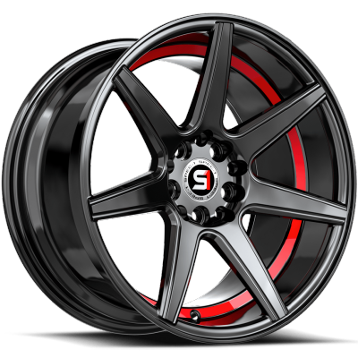 Spec1 SP-73 Gloss Black with Red Undercut