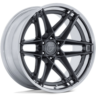 Fuel FC408 Flight Gunmetal with Chrome Lip