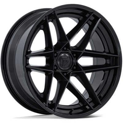 Fuel FC408 Flight Matte Black with Gloss Black Lip