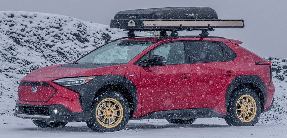 Subaru on Voxx Cotto Gold Wheels